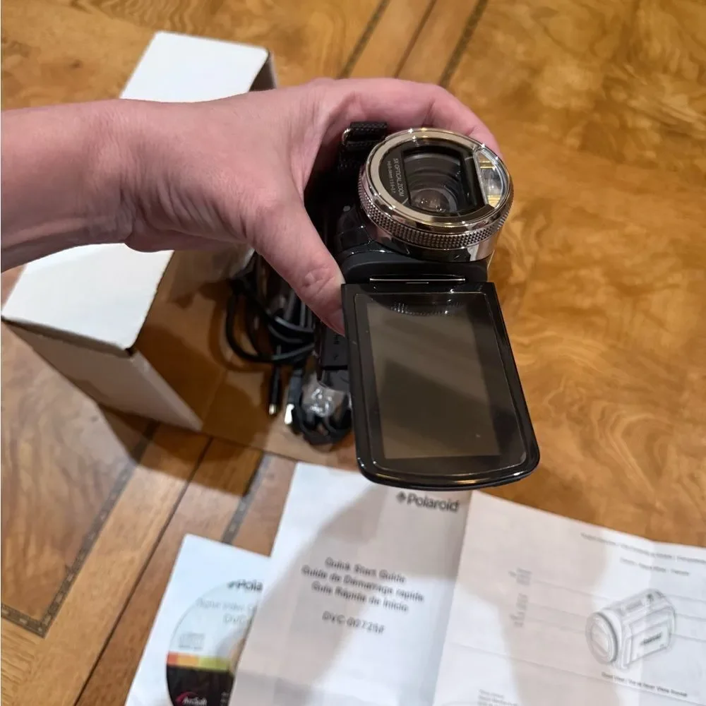 Polaroid DVC-00725F HD Camcorder - Black